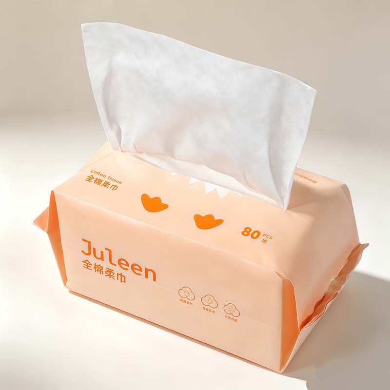 Khăn rửa mặt bằng cotton nguyên chất, đóng túi